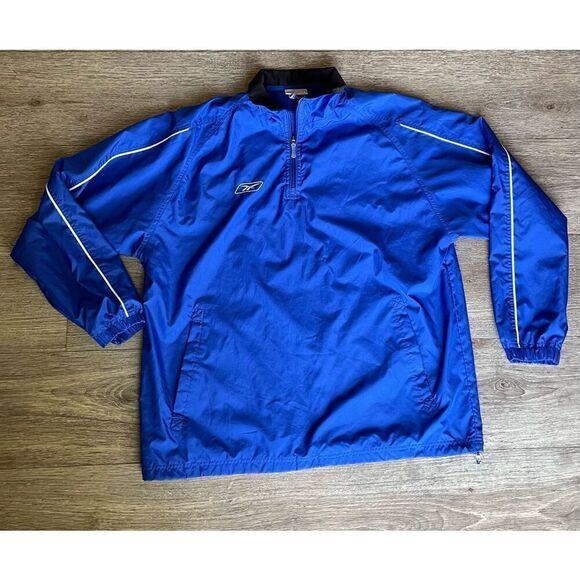 Reebok Blue Windbreaker Small Lightweight Jacket - Picture 1 of 6